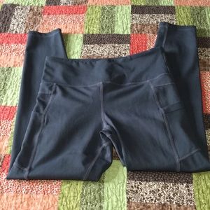 Zyia light n tights 7/8th gray grey